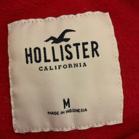 Red hollister hoodie - Picture 3 of 3